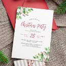 Search for pink and green christmas invitations Typography