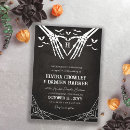 Search for bat skeleton invitations Black
