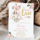 Search for tribal 1st birthday invitations She's a wild one