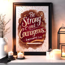 Search for deuteronomy posters Be strong and courageous