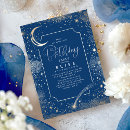Search for night sky birthday invitations Star gazing
