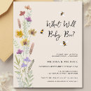 Search for bees 4x5 invitations Wildflowers