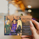 Search for witch birthday invitations Owl