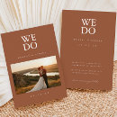 Search for we do wedding invitations Modern minimalist