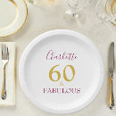 Search for 60th birthday plates Simple