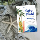 Search for surfboard invitations Palm trees