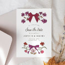 Search for magenta save the dates Botanical