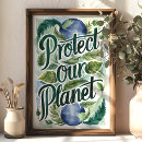 Search for environmental awareness posters Protect our planet