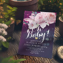 Search for light purple baby shower invitations Floral