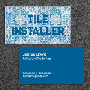 Search for floor tiling business cards Blue