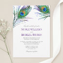 Search for watercolor peacock feather invitations Elegant