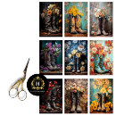 Search for floral scrapbook paper Vintage