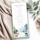 Search for mountain wedding programs Watercolor