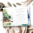 Search for coastal rehearsal dinner invitations Modern elegant