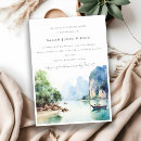 Search for coastal bridal shower invitations Watercolor