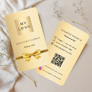 Search for hair bow business cards Gold