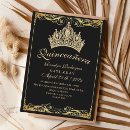 Search for beige and gold birthday invitations Luxury