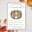 Search for little bear baby shower invitations Watercolor