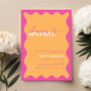 Search for vibrant birthday invitations Seventy