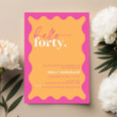 Search for 40th birthday invitations Forty