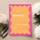 Search for ninety invitations 90th