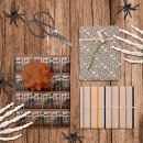 Search for creepy wrapping paper Bones