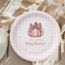 Search for pink pumpkin plates Whimsical