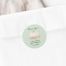 Search for green baby shower thank you stickers Fall