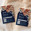 Search for terracotta and navy wedding rsvp cards Script