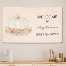 Search for pumpkin baby shower banners Fall autumn