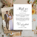 Search for single photo thank you cards Calligraphy
