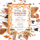 Search for mushrooms invitations Mother to be