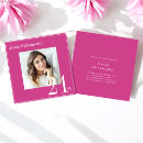 Search for aesthetic birthday invitations Bright pink and red
