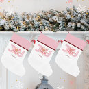 Search for poinsettia christmas stockings Pink