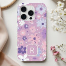Search for purple flower pattern iphone cases Initial