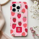 Search for strawberry pattern iphone cases Girly