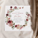 Search for fall floral bridal shower invitations Wildflowers