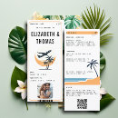 Search for vintage destination wedding invitations Tropical