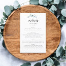 Search for rustic wedding menus Sage green
