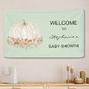 Search for pumpkin baby shower banners Fall autumn