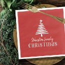 Search for christmas napkins Red