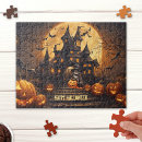 Search for halloween cat puzzles Trick or treat