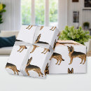 Search for german shepherd wrapping paper Black and tan