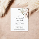 Search for chic rehearsal dinner invitations Terracotta