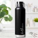 Search for name water bottles Black and white