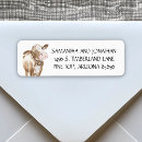 Search for barnyard return address labels Cow