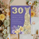 Search for lavender and gold invitations Purple