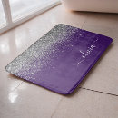 Search for purple glitter bath mats Modern