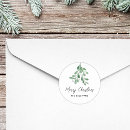 Search for mistletoes stickers Elegant