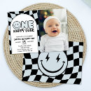 Search for groovy one birthday invitations One cool dude